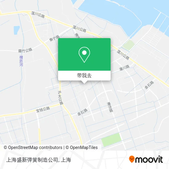 上海盛新弹簧制造公司地图