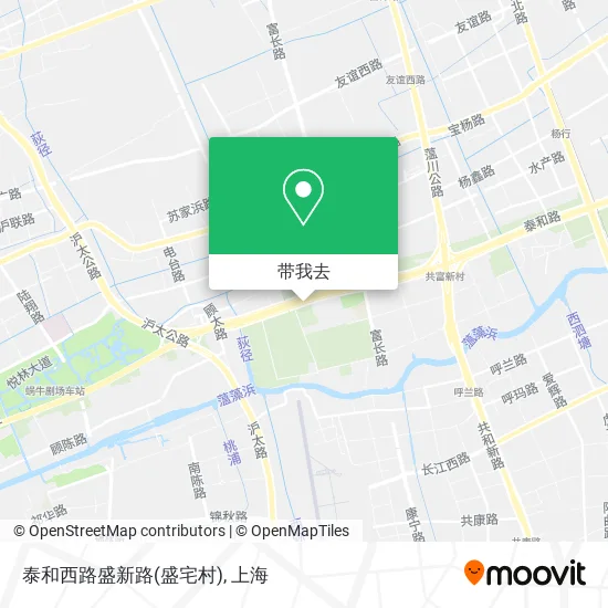 泰和西路盛新路(盛宅村)地图