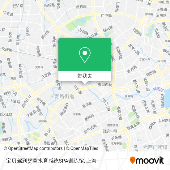 宝贝驾到婴童水育感统SPA训练馆地图