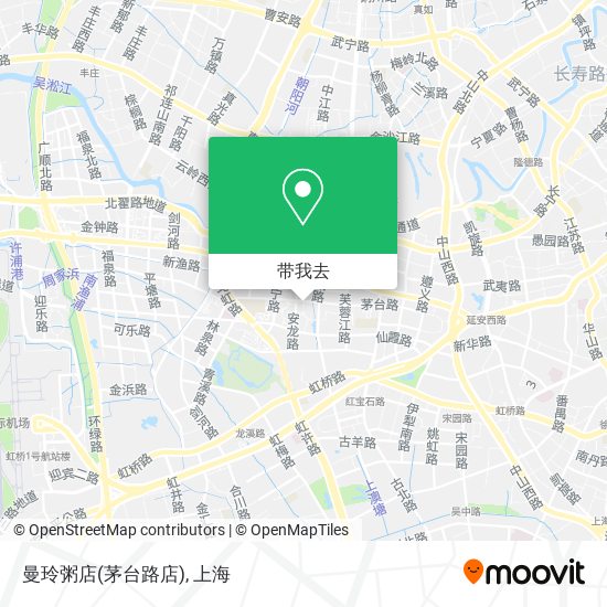 曼玲粥店(茅台路店)地图