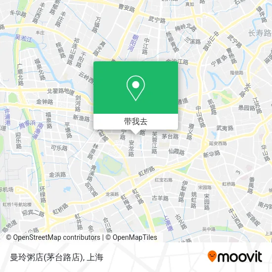 曼玲粥店(茅台路店)地图