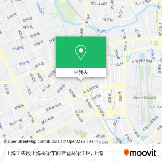 上海工务段上海桥梁车间诸翟桥梁工区地图