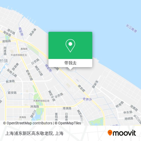 上海浦东新区高东敬老院地图