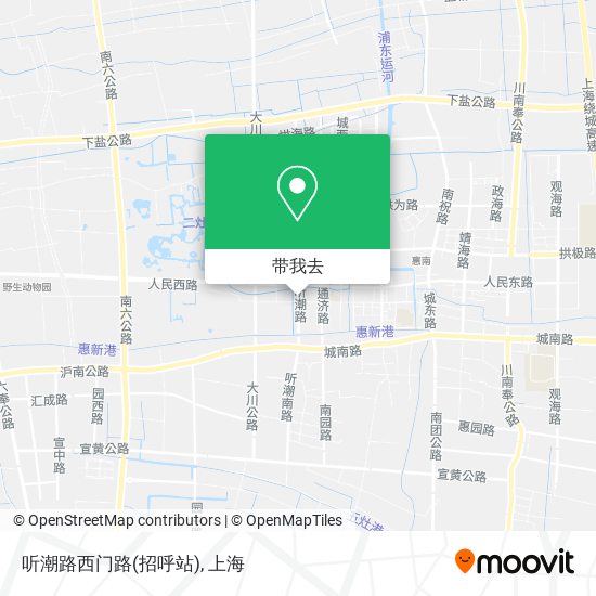 听潮路西门路(招呼站)地图