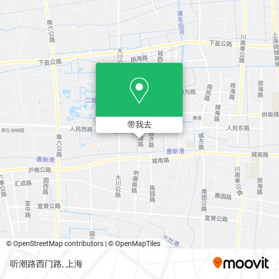 听潮路西门路地图