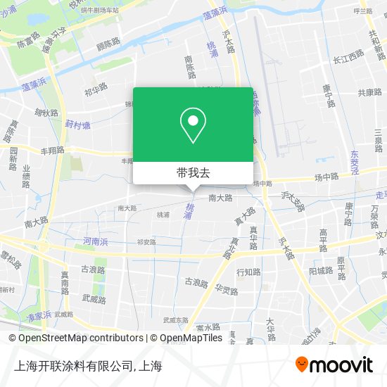 上海开联涂料有限公司地图