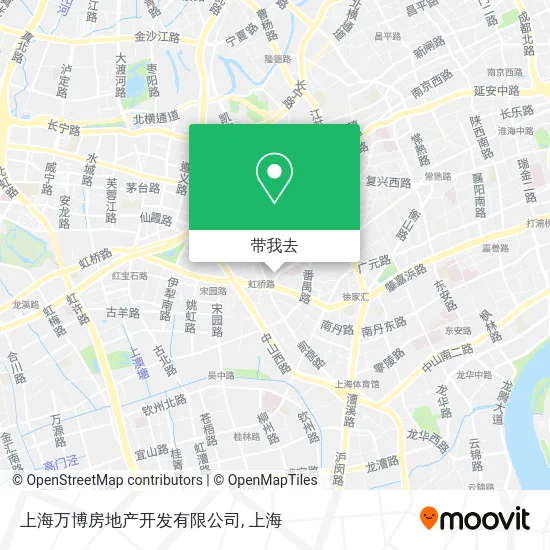 上海万博房地产开发有限公司地图