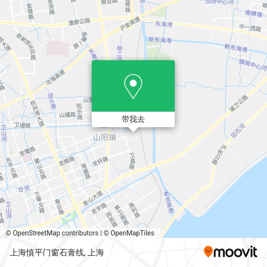 上海慎平门窗石膏线地图