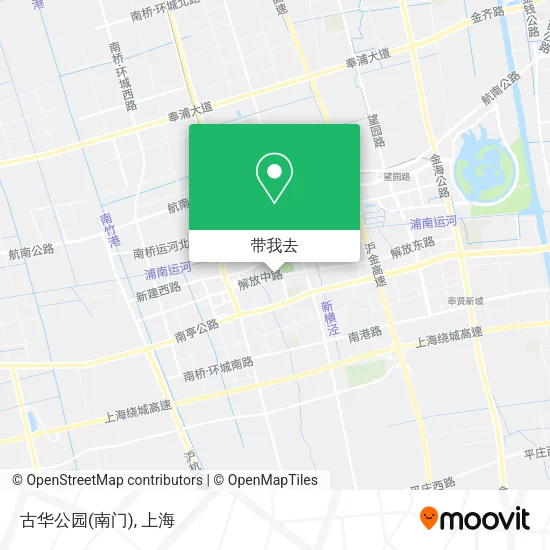 古华公园(南门)地图
