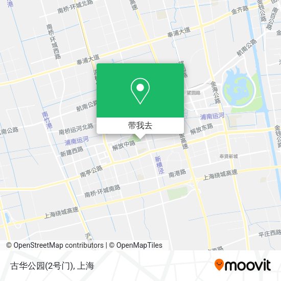 古华公园(2号门)地图