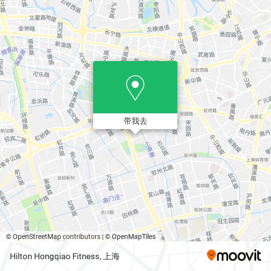 Hilton Hongqiao Fitness地图