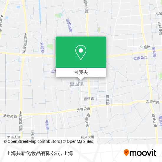 上海共新化妆品有限公司地图