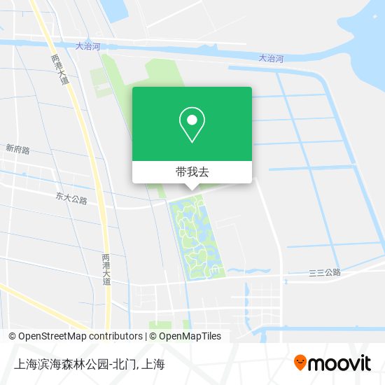上海滨海森林公园-北门地图