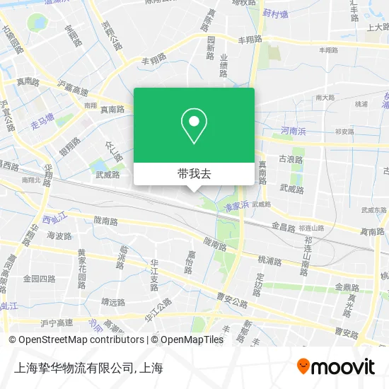 上海挚华物流有限公司地图
