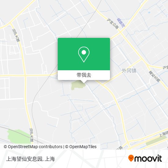 上海望仙安息园地图