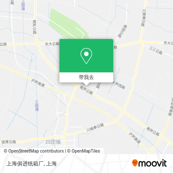 上海俱进纸箱厂地图