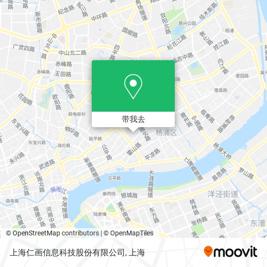 上海仁画信息科技股份有限公司地图
