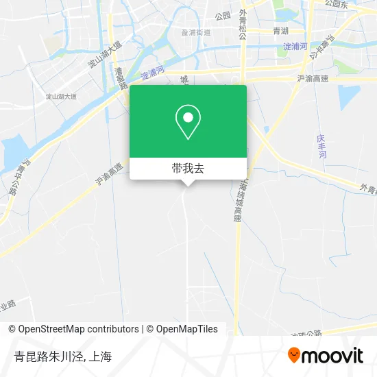 青昆路朱川泾地图