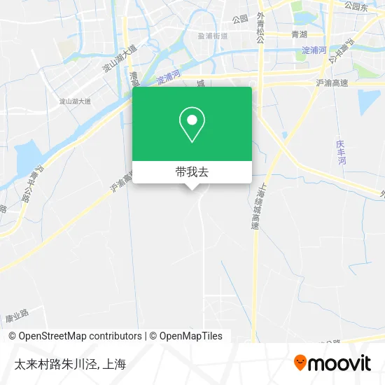 太来村路朱川泾地图