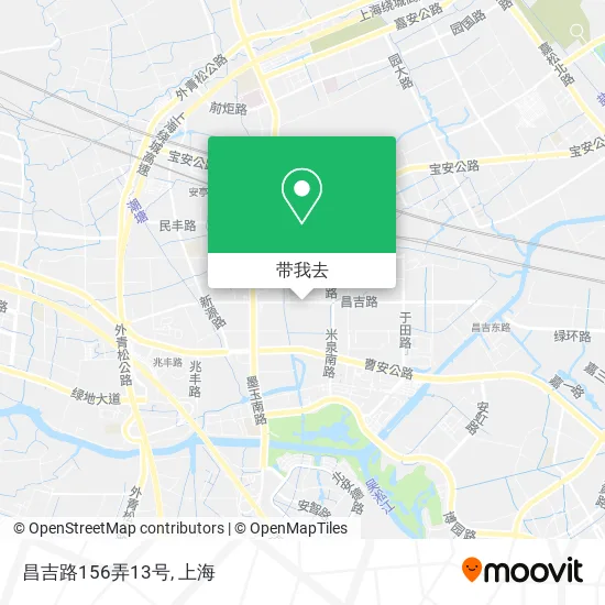 昌吉路156弄13号地图