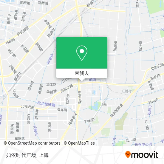 如依时代广场地图