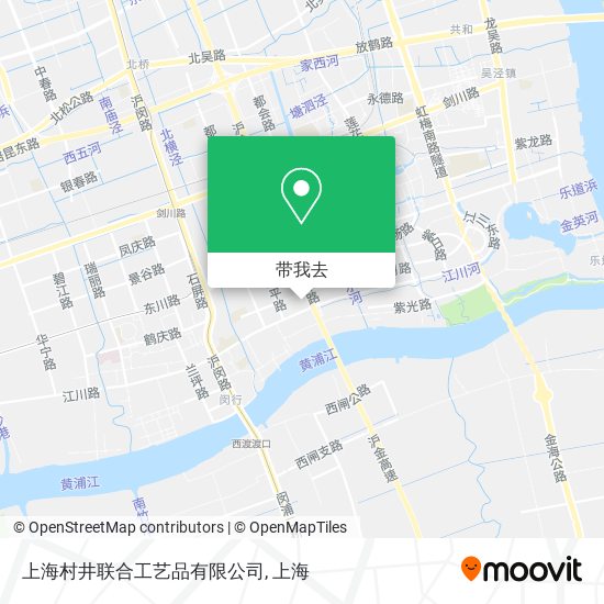 上海村井联合工艺品有限公司地图