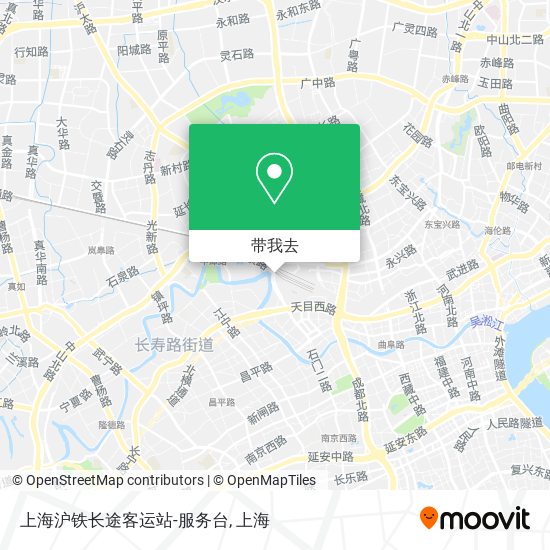 上海沪铁长途客运站-服务台地图