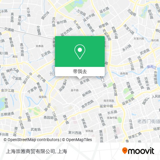 上海崇雅商贸有限公司地图