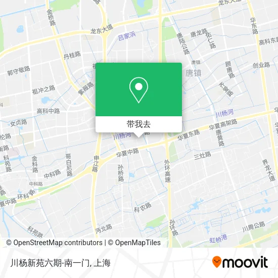 川杨新苑六期-南一门地图