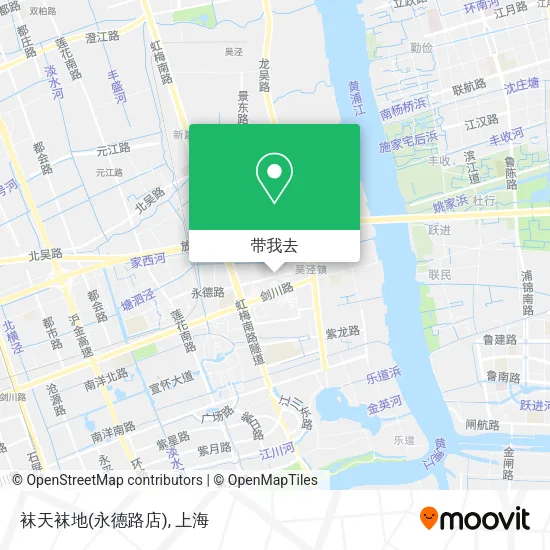 袜天袜地(永德路店)地图