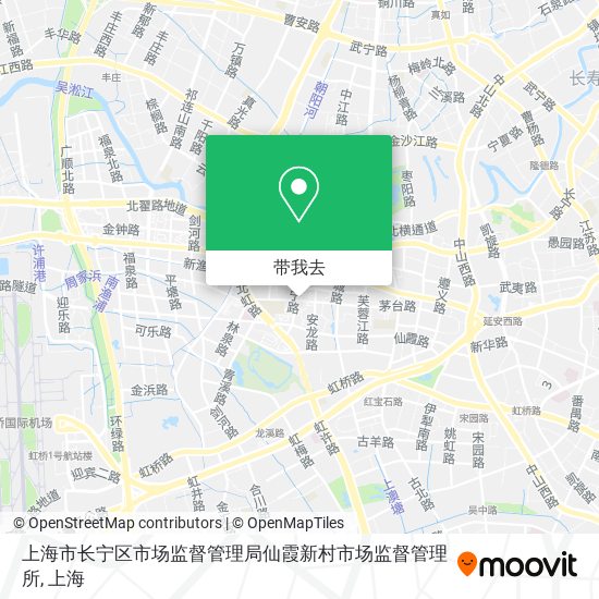 上海市长宁区市场监督管理局仙霞新村市场监督管理所地图