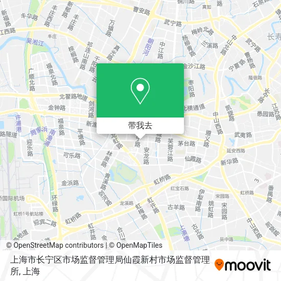 上海市长宁区市场监督管理局仙霞新村市场监督管理所地图