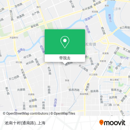 淞南十村(通南路)地图