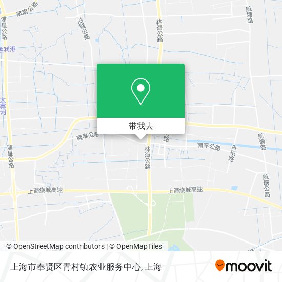 上海市奉贤区青村镇农业服务中心地图