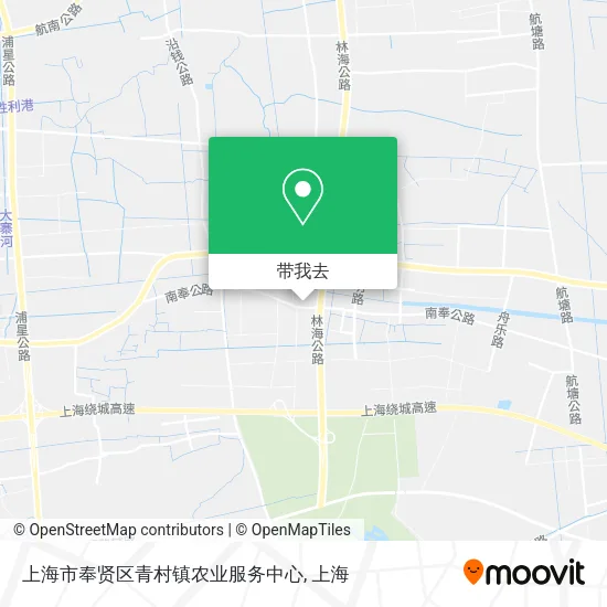 上海市奉贤区青村镇农业服务中心地图