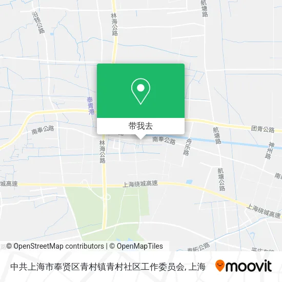 中共上海市奉贤区青村镇青村社区工作委员会地图