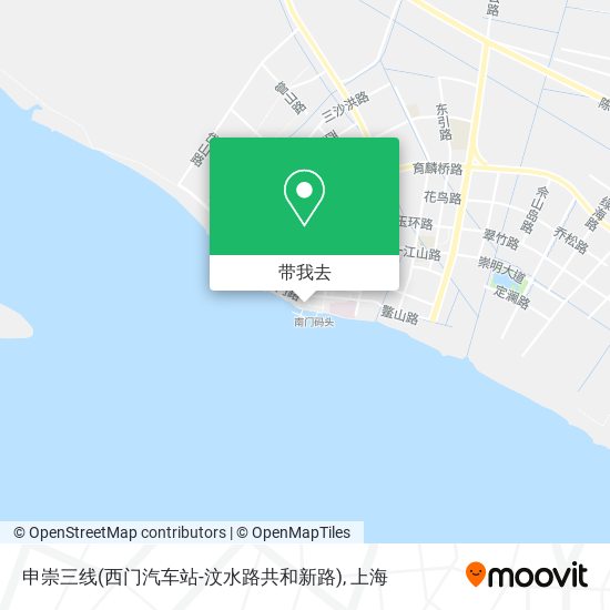 申崇三线(西门汽车站-汶水路共和新路)地图