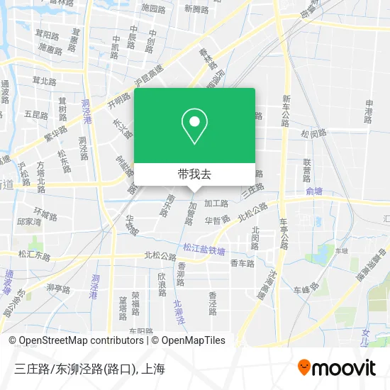 三庄路/东泖泾路(路口)地图