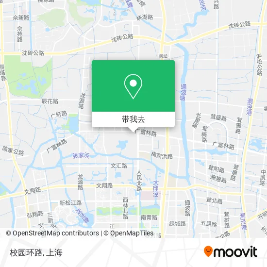 校园环路地图
