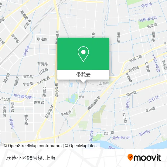 欣苑小区98号楼地图