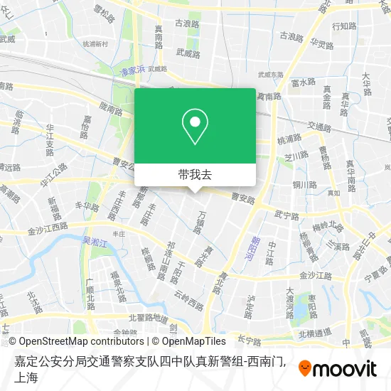 嘉定公安分局交通警察支队四中队真新警组-西南门地图
