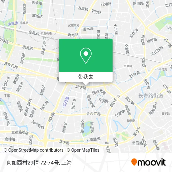 真如西村29幢-72-74号地图
