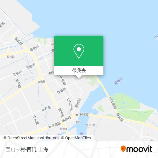 宝山一村-西门地图