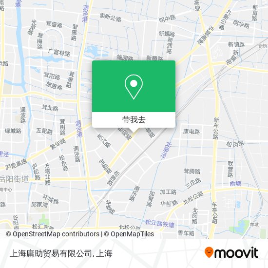 上海庸助贸易有限公司地图