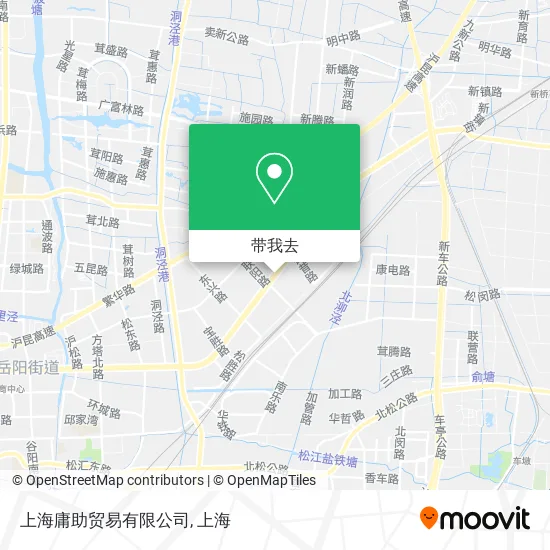 上海庸助贸易有限公司地图