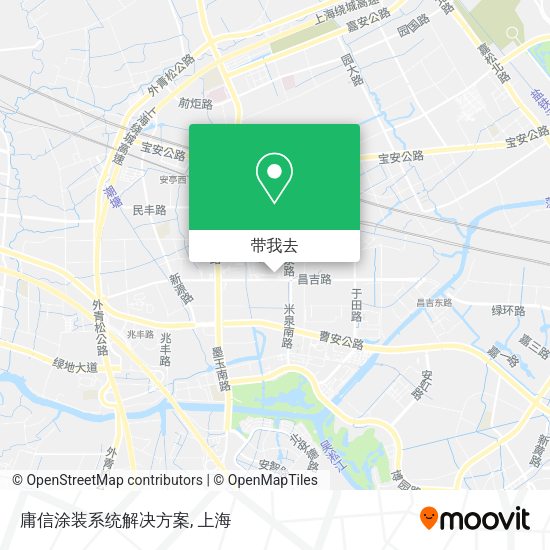 庸信涂装系统解决方案地图