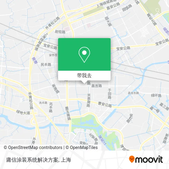 庸信涂装系统解决方案地图
