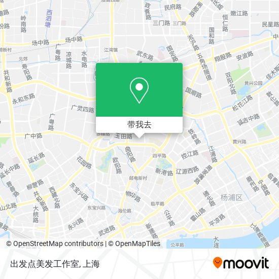 出发点美发工作室地图