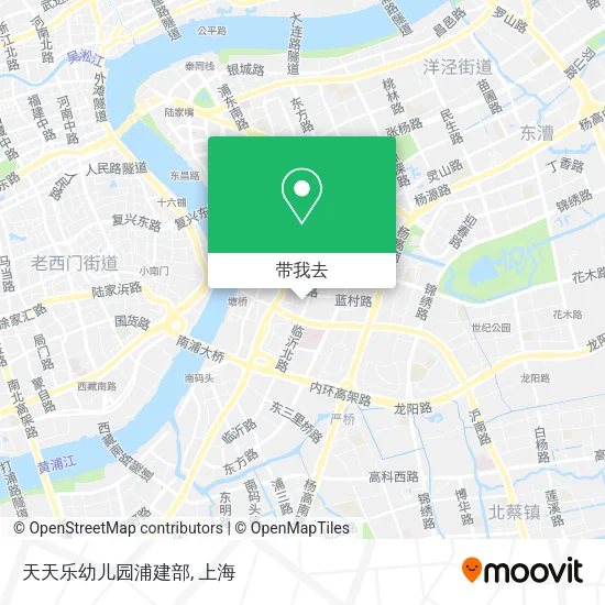 天天乐幼儿园浦建部地图