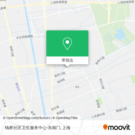 钱桥社区卫生服务中心-东南门地图